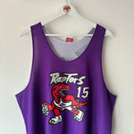 Indlæs billede til gallerivisning Toronto Raptors Vince Carter Mitchell &amp; Ness reversible jersey - XL
