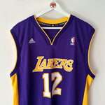 Charger l&#39;image dans la galerie, Los Angeles Lakers Dwight Howard Adidas jersey - Medium
