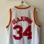 Ladda upp bild till gallerivisning, Houston Rockets Hakeem Olajuwon Adidas jersey - Medium (Fits Large)

