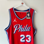 Load image into Gallery viewer, Philadelphia 76ers LeBron James Jordan jersey - XL
