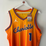 Load image into Gallery viewer, Charlotte Hornets LaMelo Ball Jordan jersey - Large
