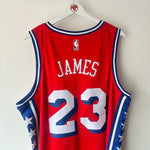 Load image into Gallery viewer, Philadelphia 76ers LeBron James Jordan jersey - XL
