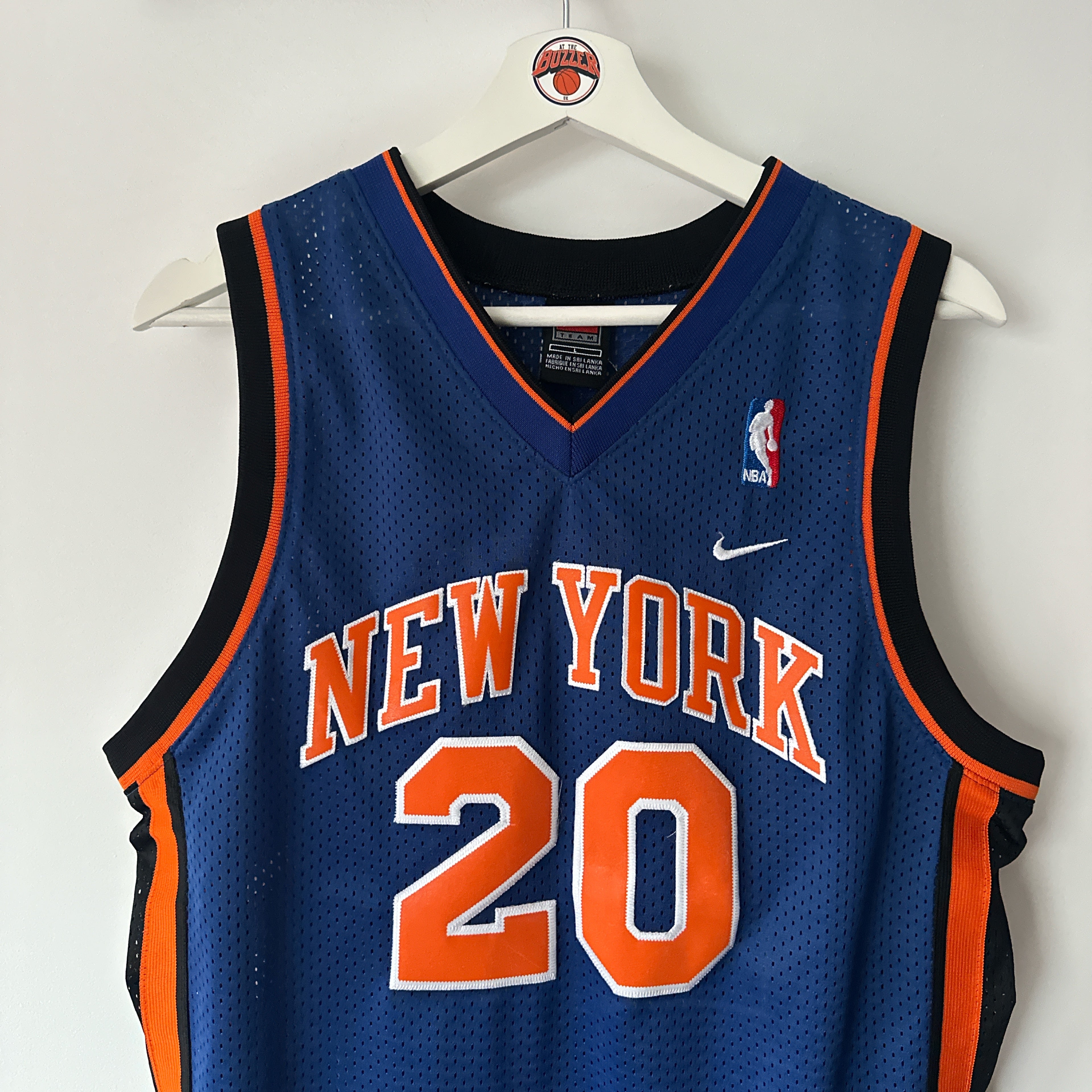 New York Knicks Allan Houston Nike jersey - Youth Large