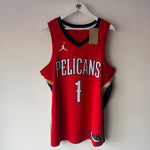 Indlæs billede til gallerivisning New Orleans Pelicans Zion Williamson Jordan jersey - Large
