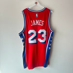 Load image into Gallery viewer, Philadelphia 76ers LeBron James Jordan jersey - XL
