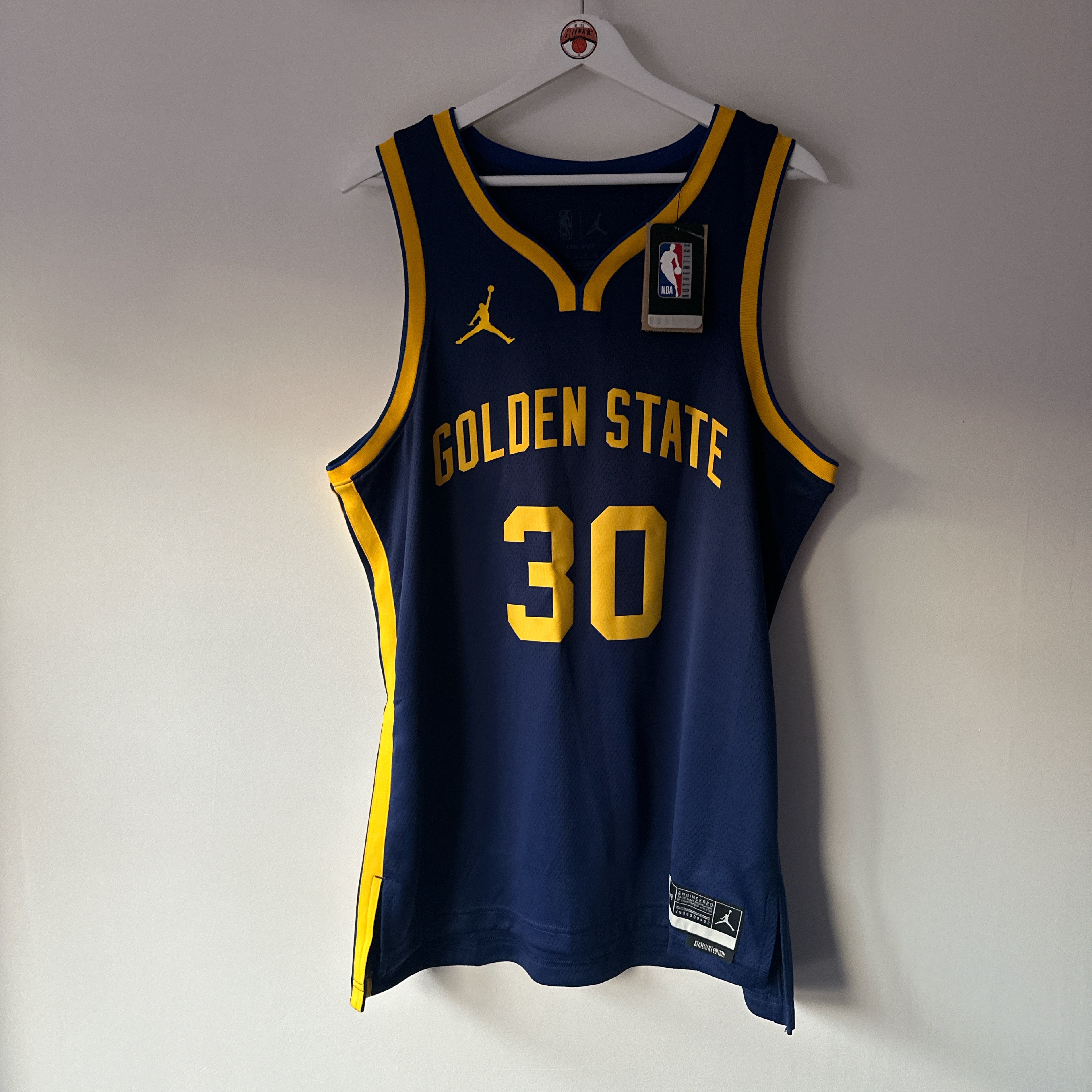 Golden State Warriors Steph Curry Jordan jersey - Large