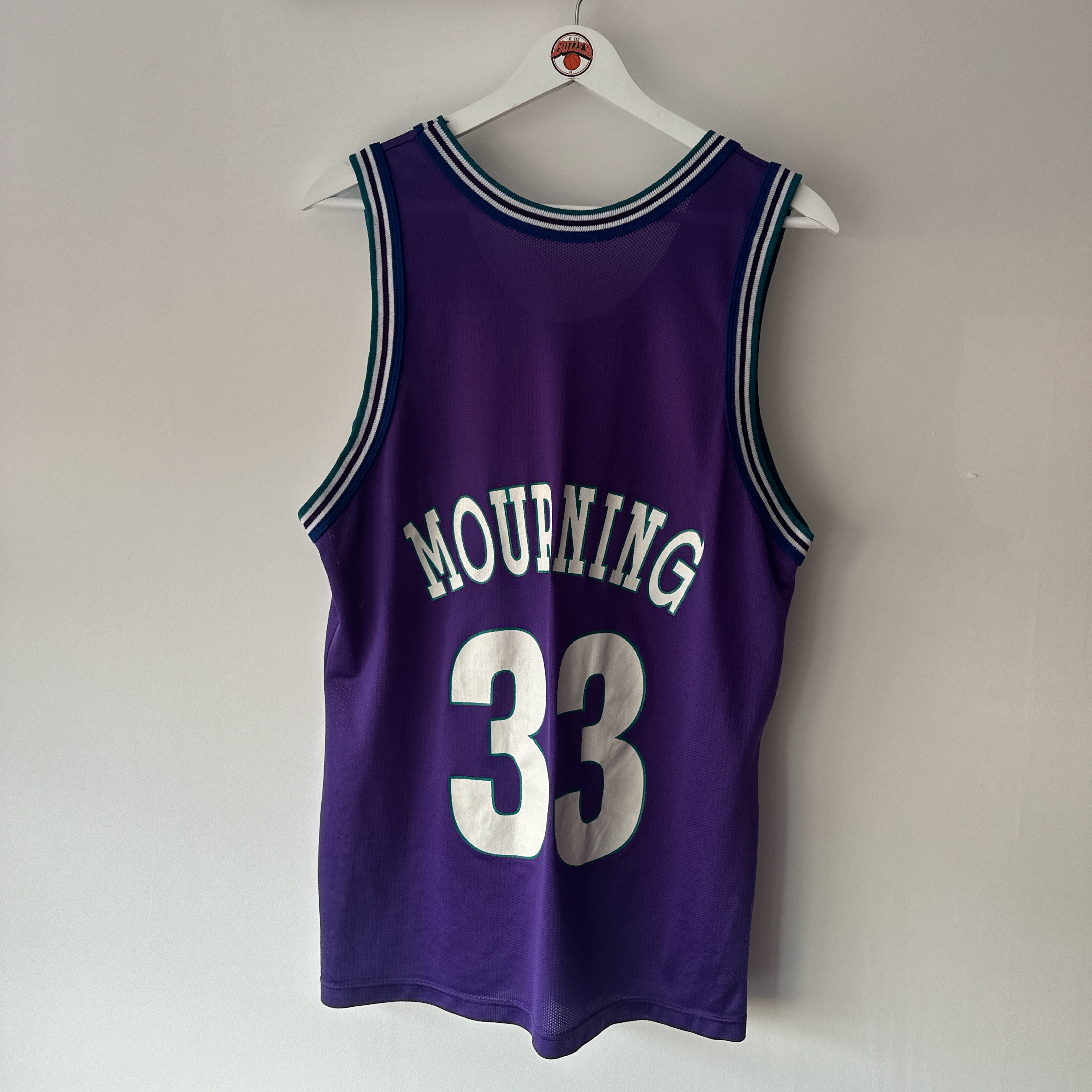 Charlotte Hornets Alonzo Mourning Champion jersey - Small