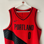 Indlæs billede til gallerivisning Portland Trailblazers Damien Lillard Nike jersey - XL
