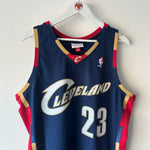 Load image into Gallery viewer, Cleveland Cavaliers Lebron James Mitchell &amp; Ness jersey - XL
