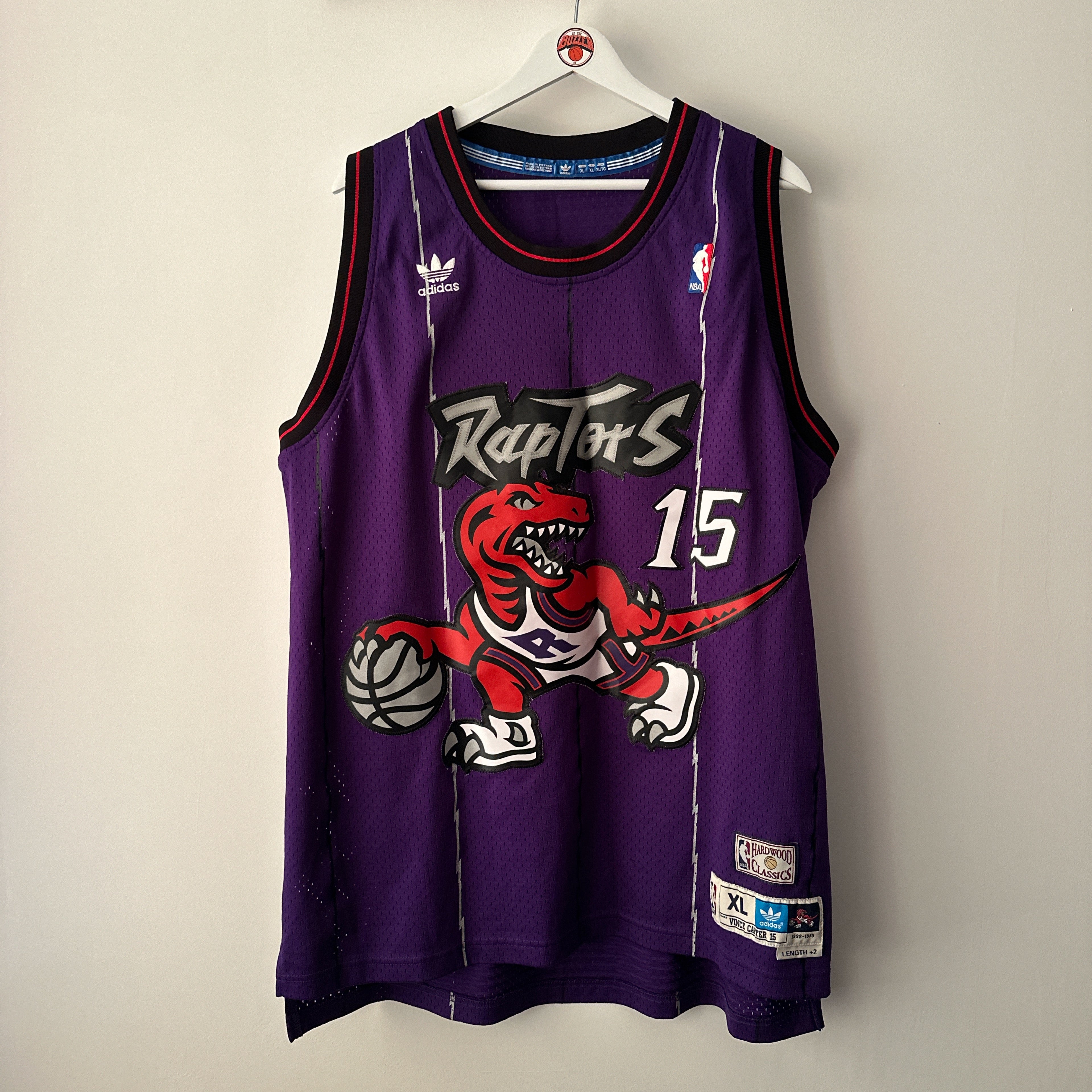 Toronto Raptors Vince Carter Adidas jersey - XL