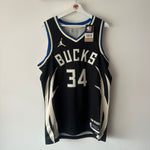 Ladda upp bild till gallerivisning, Milwaukee Bucks Giannis Antetokounmpo Jordan jersey - Large

