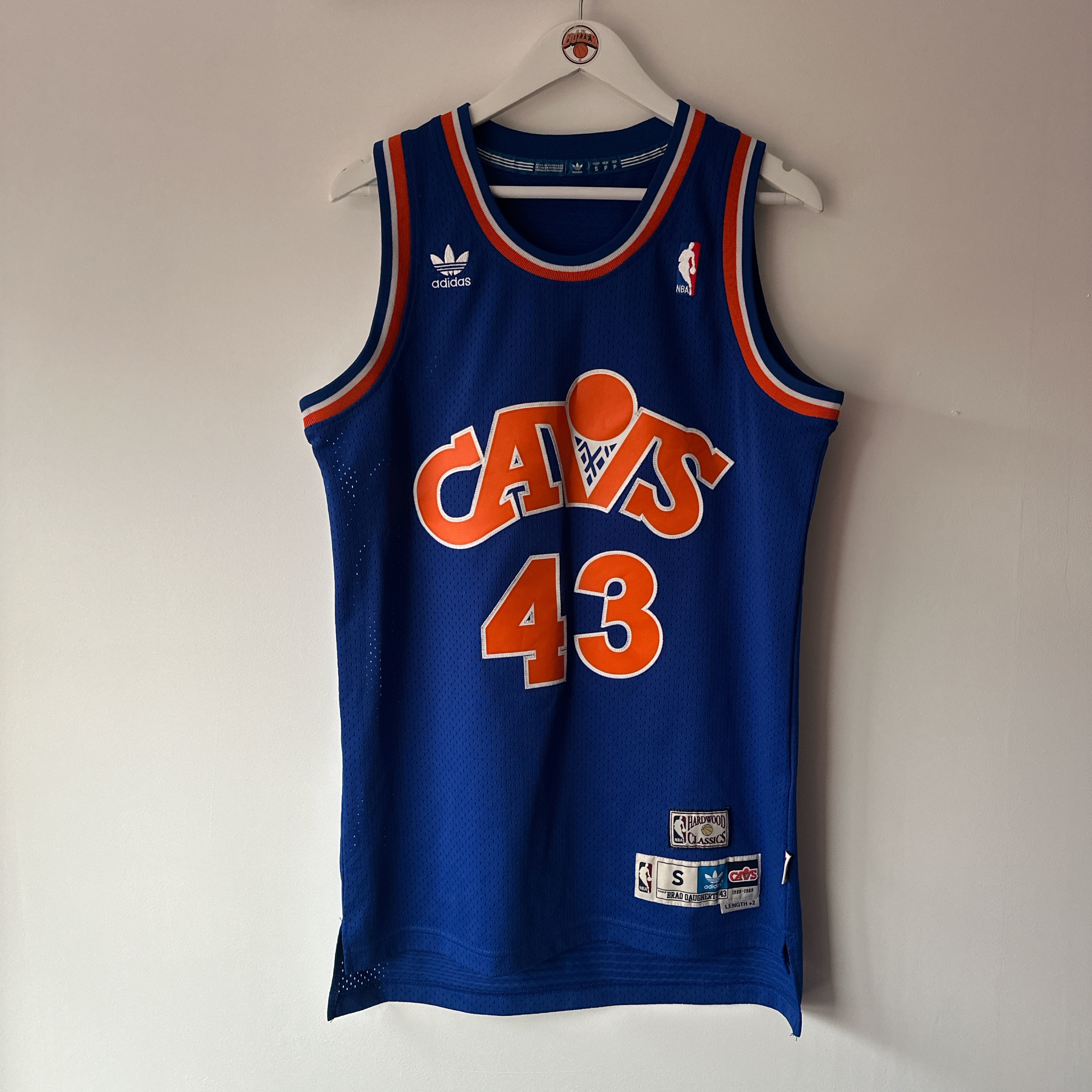 Cleveland Cavaliers Brad Daugherty Adidas jersey - Small (Fits medium)