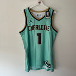 Load image into Gallery viewer, Charlotte Hornets Lamelo Ball Jordan jersey - Large
