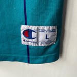 Görseli Galeri görüntüleyiciye yükleyin, Charlotte Hornets Larry Johnson  Champion jersey - Large
