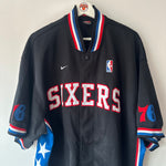 Load image into Gallery viewer, Philadelphia 76ers Nike Rewind shooting shirt - Large (Fits XL)

