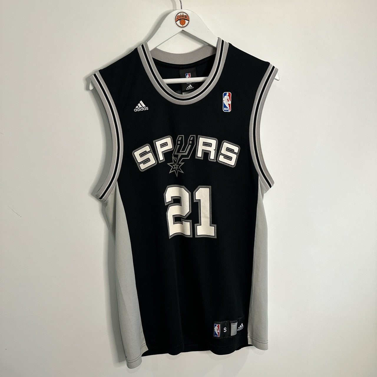San Antonio Spurs Tim Duncan Adidas jersey - Small