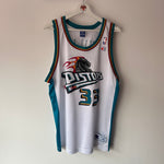 Load image into Gallery viewer, Detroit Pistons Grant Hill Champion jersey - Medium (Fits Large)
