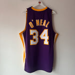 Load image into Gallery viewer, Los Angeles Lakers Shaquille O’Neal Mitchell &amp; Ness jersey - Large

