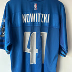 Load image into Gallery viewer, Dallas Mavericks Dirk Nowitzki Reebok NFL jersey - Medium (Fits Large)
