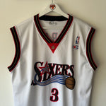 Cargar imagen en el visor de la galería, Philadelphia 76ers Allen Iverson Champion jersey - Medium
