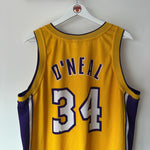 Load image into Gallery viewer, Los Angeles Lakers Shaquille O’Neal Champion jersey - XL
