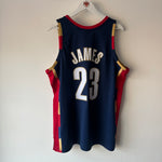 Load image into Gallery viewer, Cleveland Cavaliers Lebron James Mitchell &amp; Ness jersey - XL
