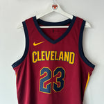 Load image into Gallery viewer, Cleveland Cavliers LeBron James Nike jersey - Large
