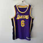 Indlæs billede til gallerivisning Los Angeles Lakers Lebron James Jordan jersey - Large
