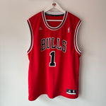 Indlæs billede til gallerivisning Chicago Bulls Derrick Rose Adidas jersey - XL
