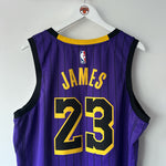 Load image into Gallery viewer, Los Angeles Lakers Lebron James Nike jersey - XXL (Fits XL)
