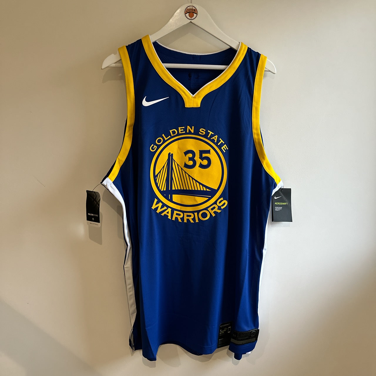 Golden State Warriors Kevin Durant Nike authentic jersey - XXL