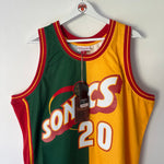 Indlæs billede til gallerivisning Seattle SuperSonics Garry Payton Mitchell &amp; Ness jersey - Large

