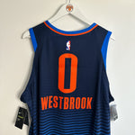 Carregar imagem no visualizador da galeria, Oklahoma City Thunder Russell Westbrook Nike authentic jersey - XXXL
