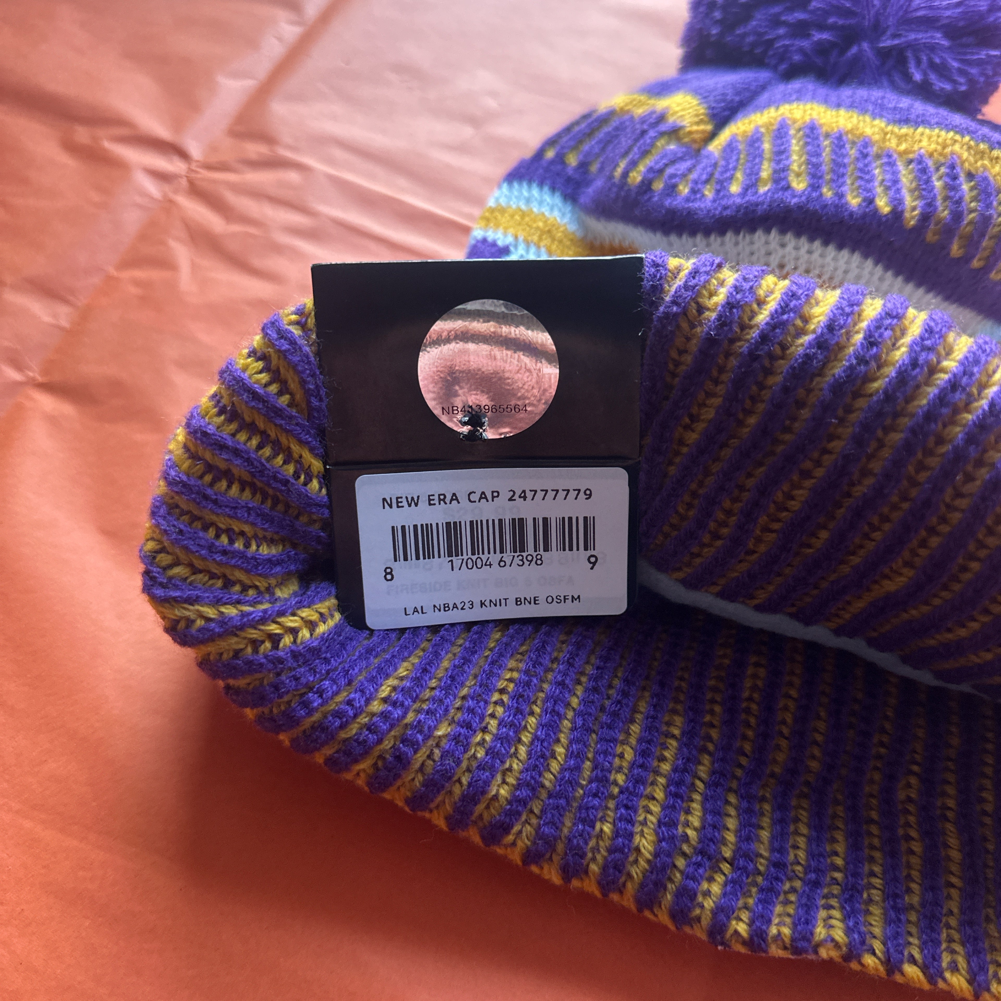 Los Angeles Lakers New Era beanie