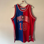 Indlæs billede til gallerivisning Detroit Pistons Dennis Rodman Mitchell &amp; Ness jersey - XL
