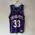 Load image into Gallery viewer, Charlotte Hornets Alonzo Mourning Champion jersey - Small
