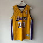 Φόρτωση εικόνας στο εργαλείο προβολής Συλλογής, Los Angeles Lakers Shaquille O’Neal Champion jersey - Large
