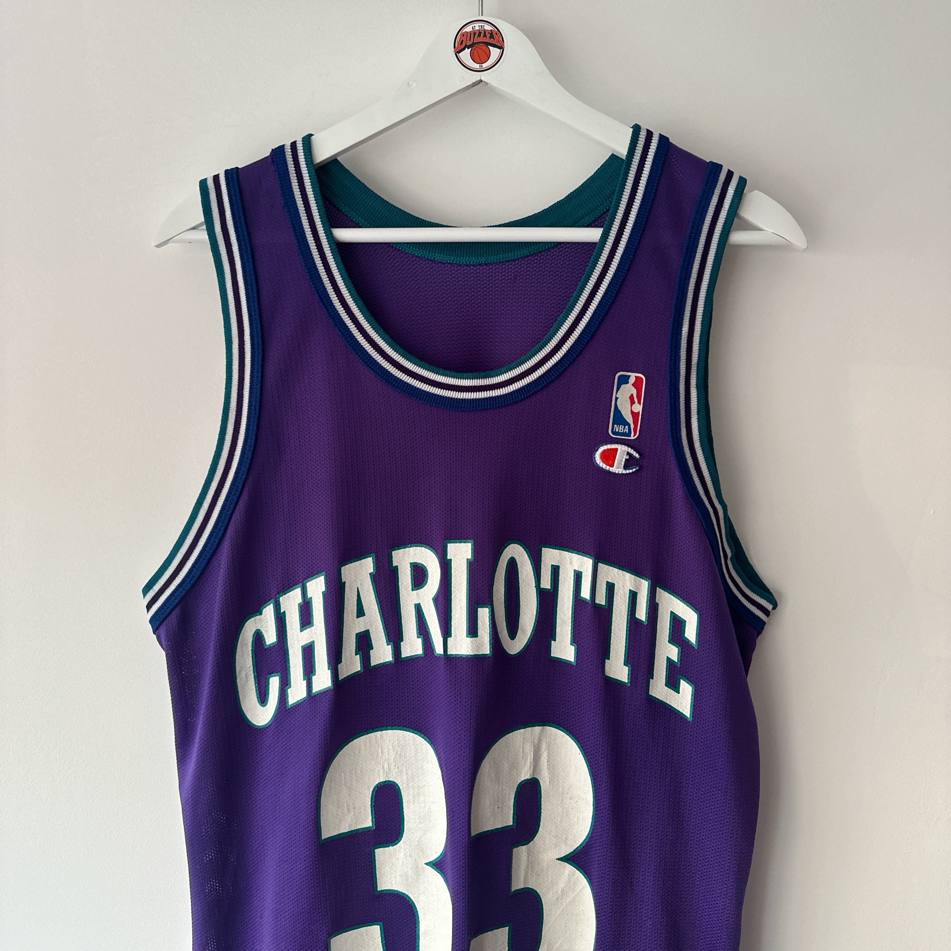 Charlotte Hornets Alonzo Mourning Champion jersey - Small