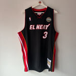 Load image into Gallery viewer, Miami Heat Dwayne Wade Mitchell &amp; Ness jersey - XL
