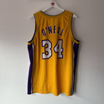 Load image into Gallery viewer, Los Angeles Lakers Shaquille O’Neal Champion jersey - XL
