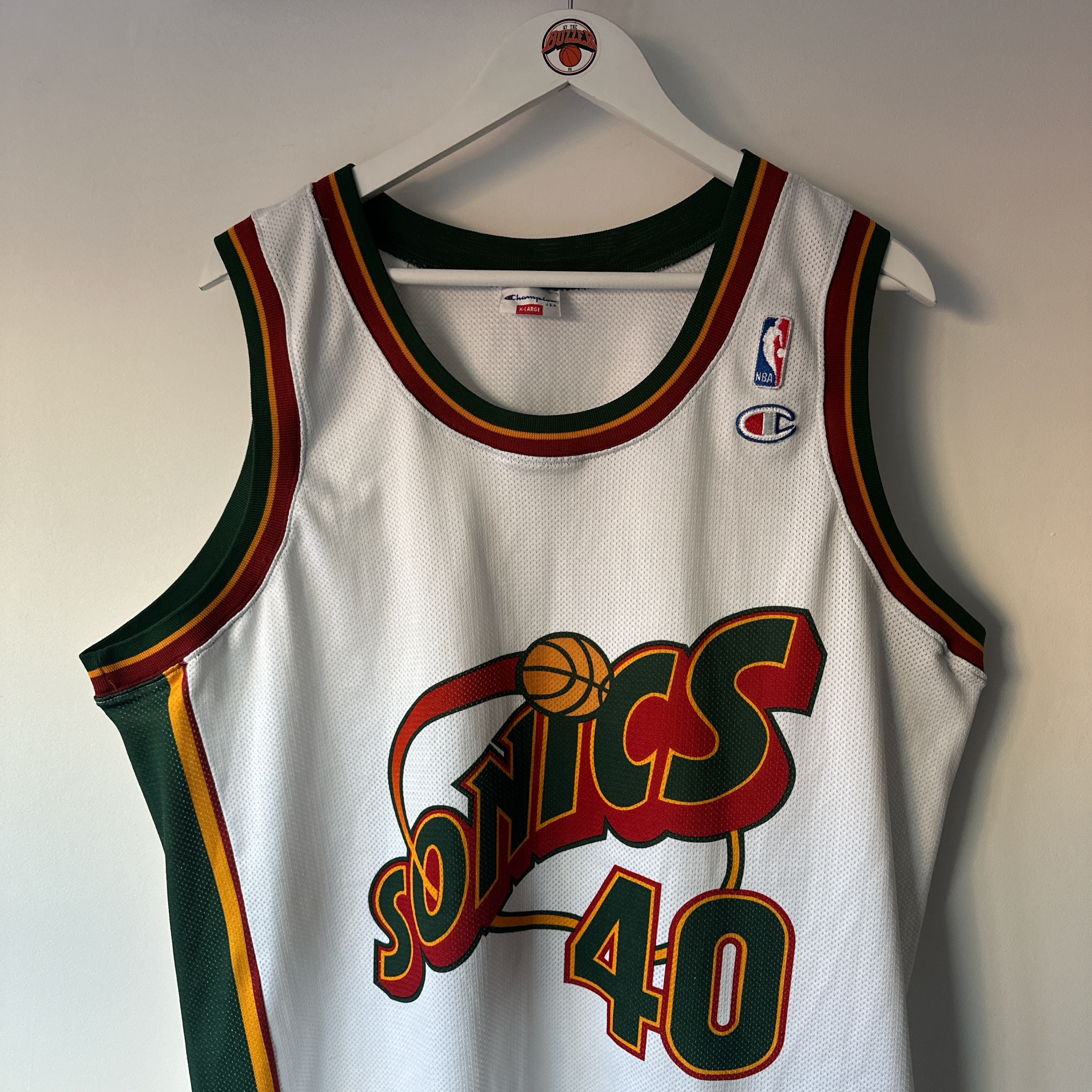 Seattle SuperSonics Shawn Kemp Champion jersey - XL