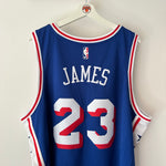 Load image into Gallery viewer, Philadelphia 76ers LeBron James Nike jersey - XXL
