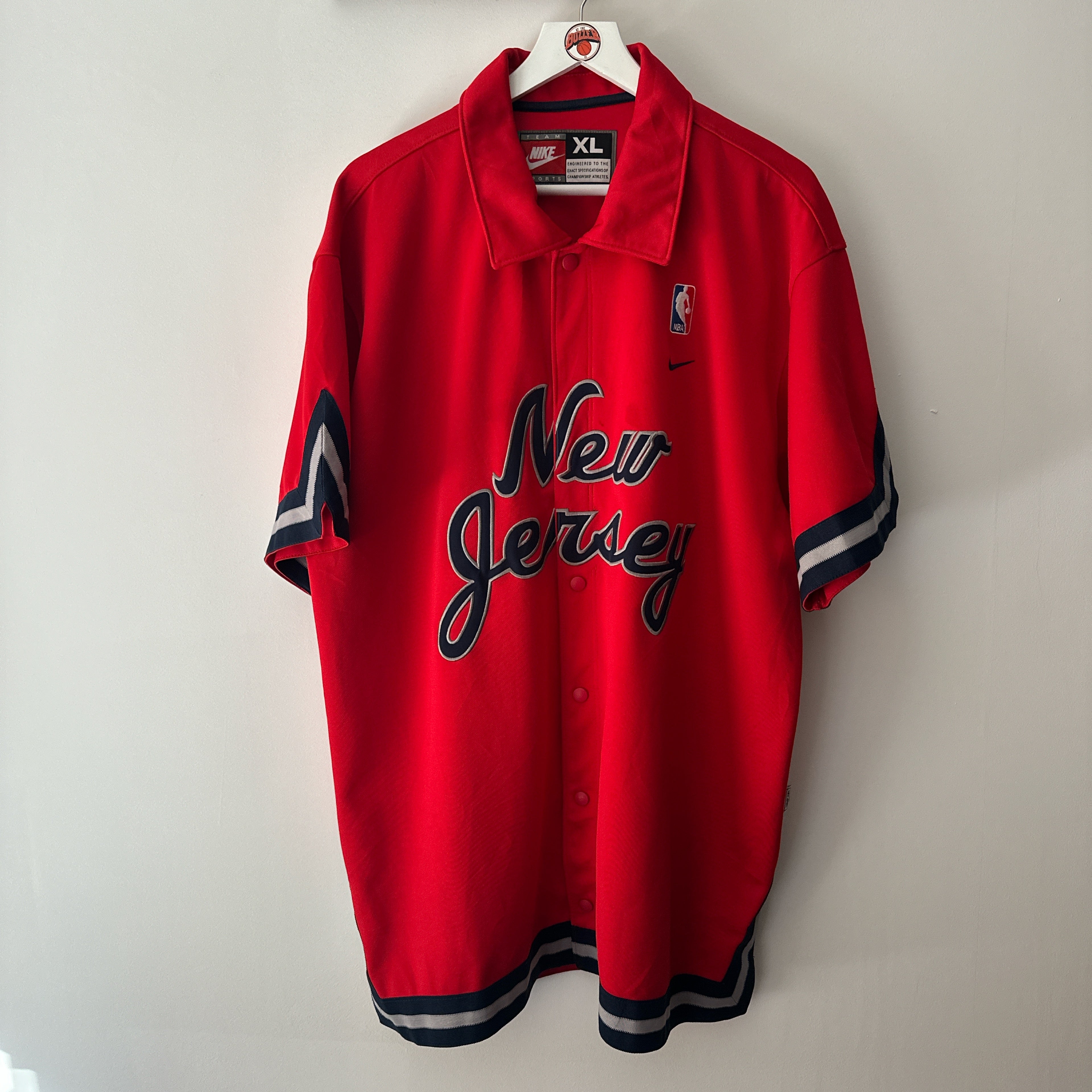 New Jersey Nets Nike shooting shirt - XL (Fits XXL)