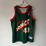 Load image into Gallery viewer, Seattle SuperSonics Shawn Kemp Champion jersey - XXL (Fits XL)
