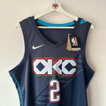 Carregar imagem no visualizador da galeria, Oklahoma City thunder Shai Gilgeous - Alexander Nike jersey - Large
