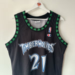 Görseli Galeri görüntüleyiciye yükleyin, Minnesota Timberwolves Kevin Garnett Champion jersey - Medium
