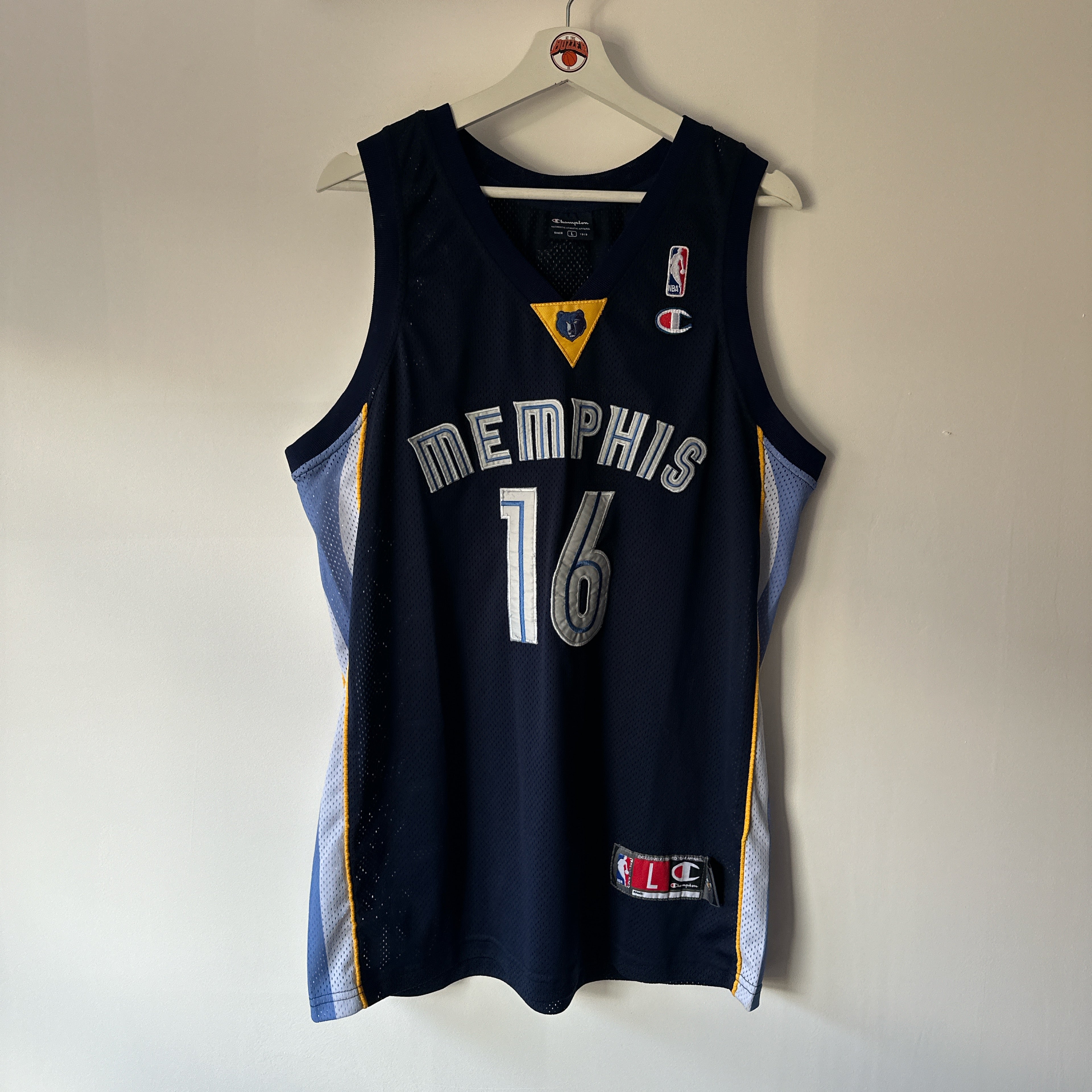Memphis Grizzlies Pau Gasol Champion jersey - Large