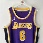 Indlæs billede til gallerivisning Los Angeles Lakers Lebron James Jordan jersey - Large
