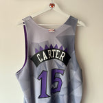 Indlæs billede til gallerivisning Toronto Raptors Vince Carter Mitchell &amp; Ness reversible jersey - XL
