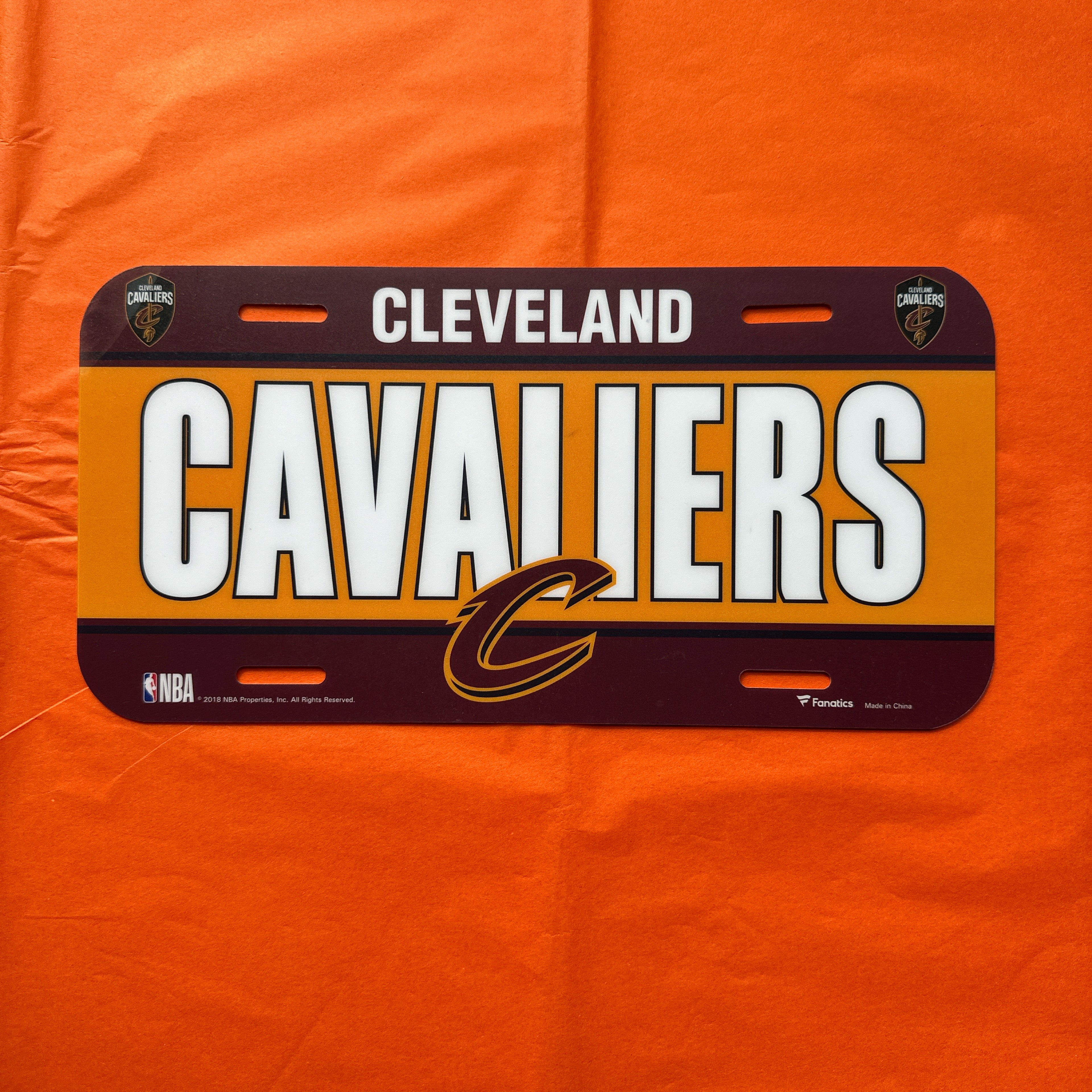 Cleveland Cavaliers license plate